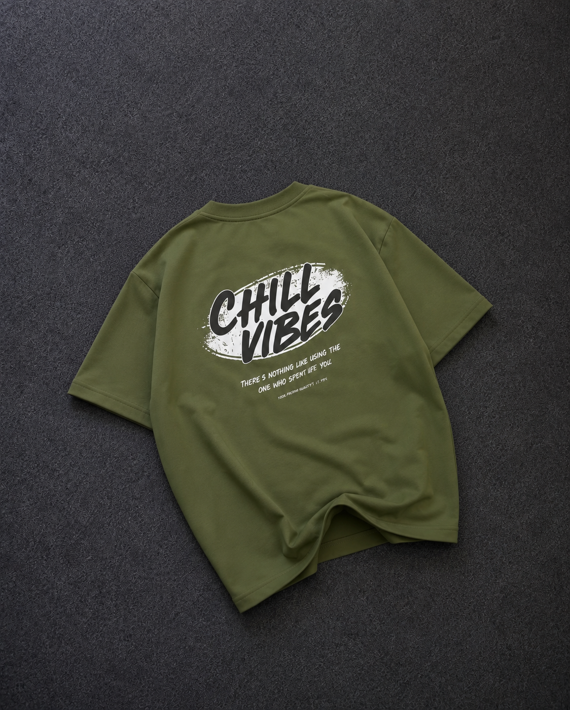 Chill Vibes Oversized Graphic T-Shirt