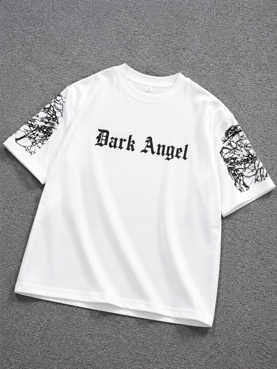 “Rebel Dark Angel Winged T-Shirt”