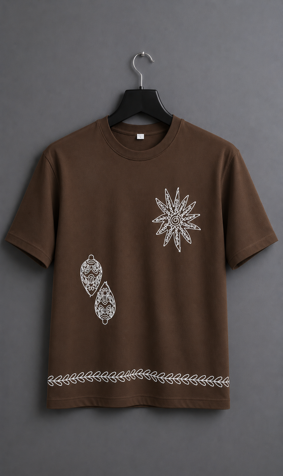 Aesthetic Line Art Oversize Tee