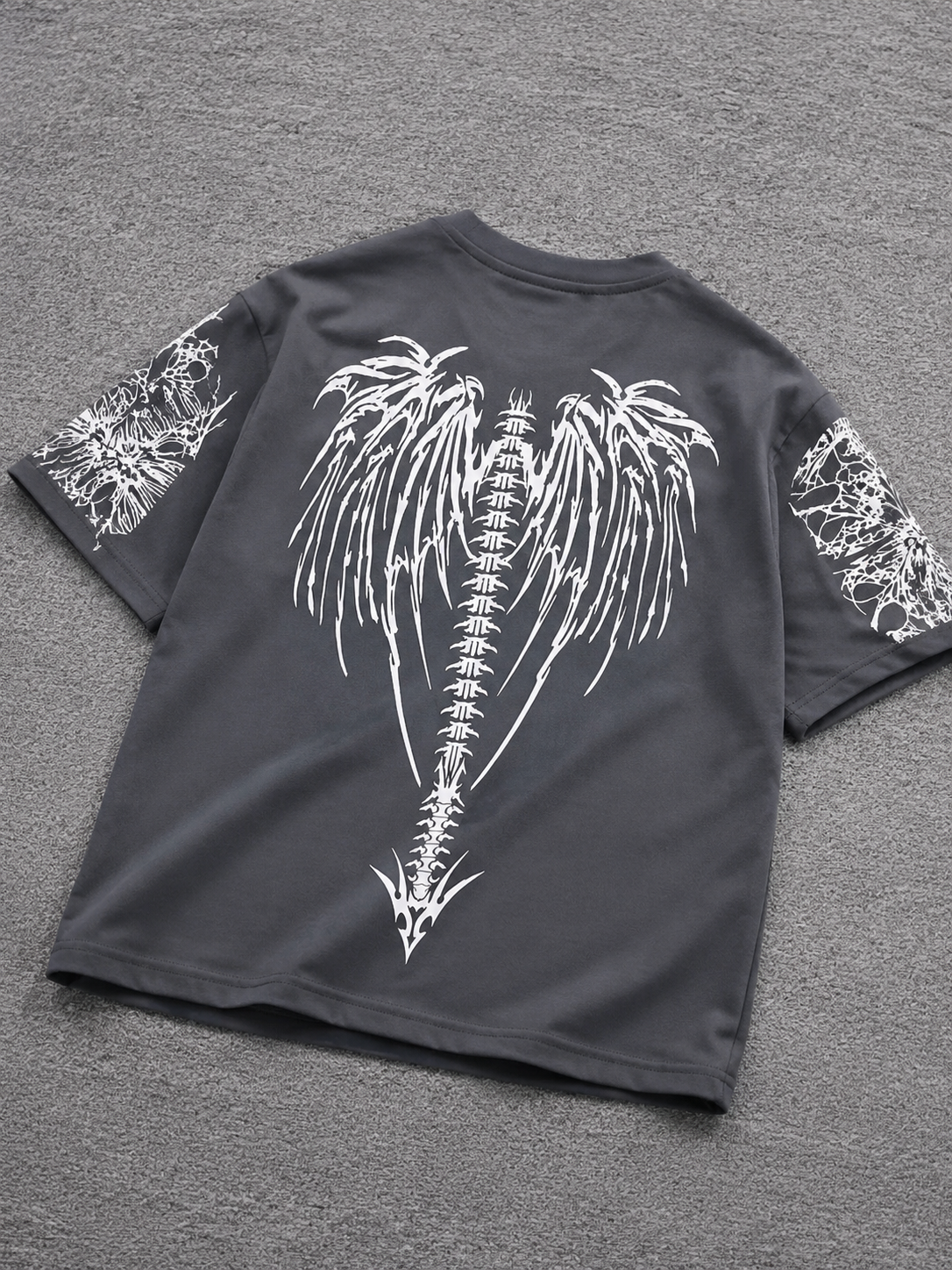 “Rebel Dark Angel Winged T-Shirt”