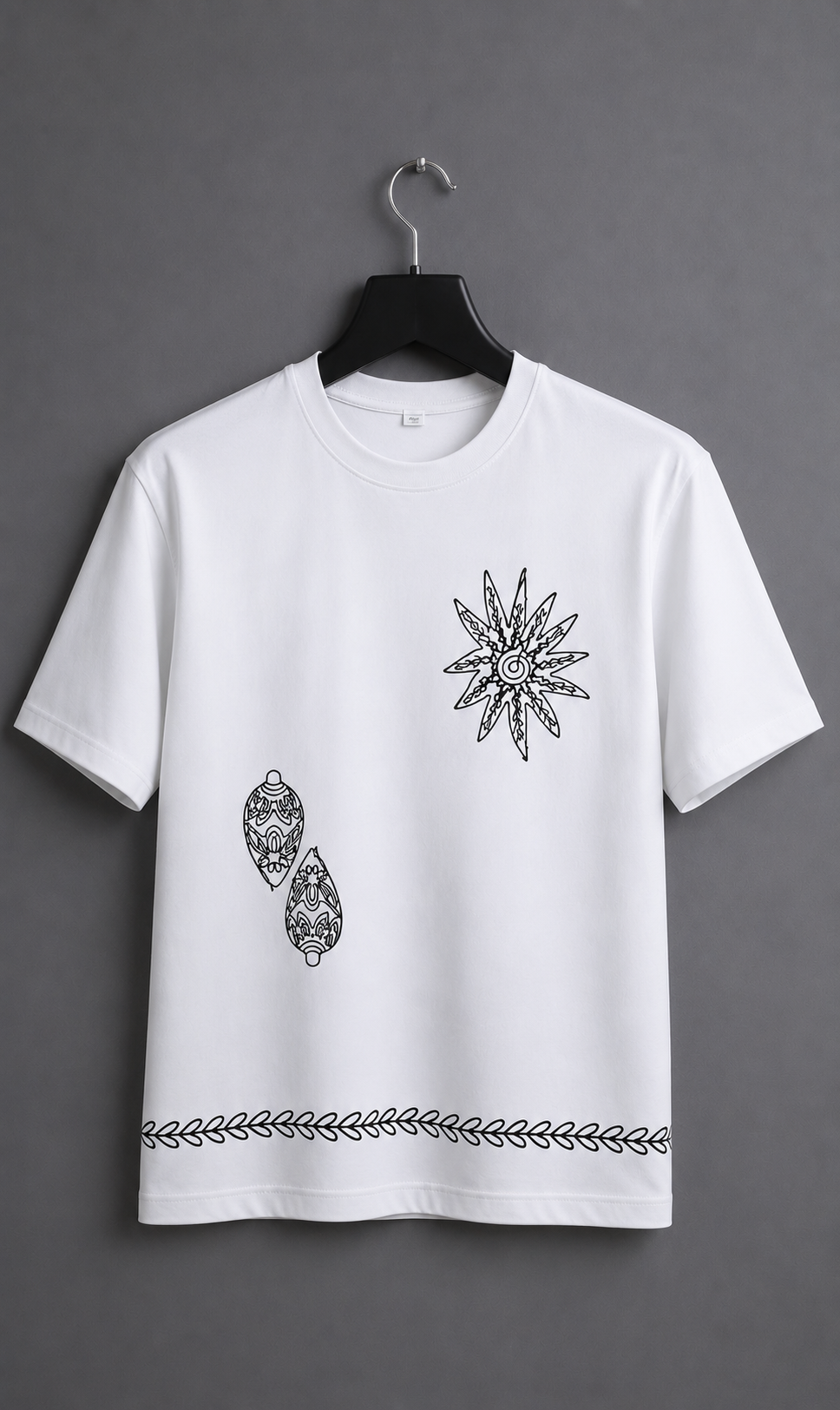 Aesthetic Line Art Oversize Tee