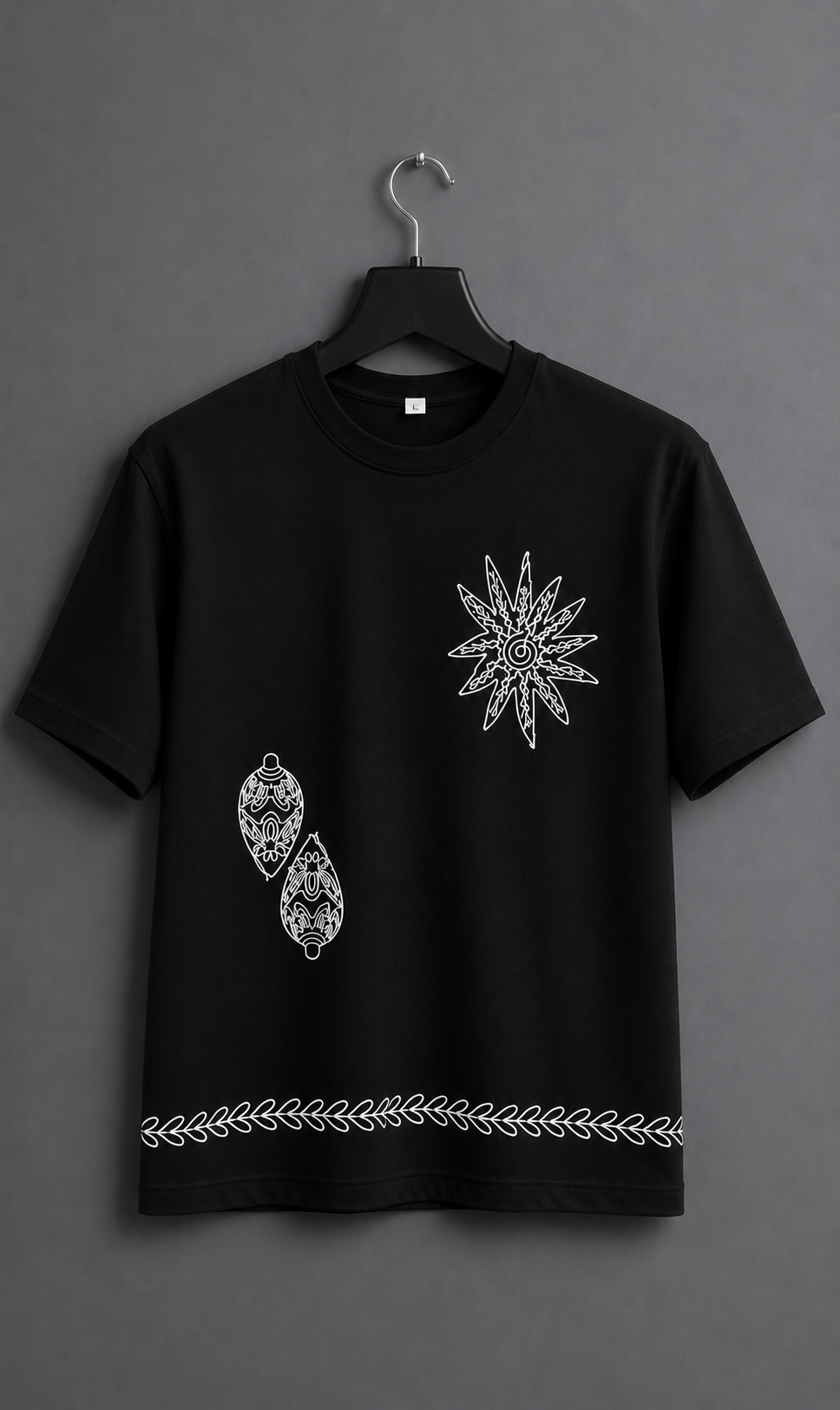 Aesthetic Line Art Oversize Tee